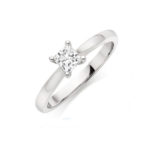 Princess Classic Solitaire Diamond Ring