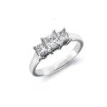 Princess Trilogy Classic Solitaire Diamond Ring