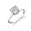 Asscher Double Claw Solitair