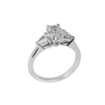 Oval and Pear Classic Solitaire Ring