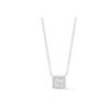 Princess Cut Diamond Halo Pendant